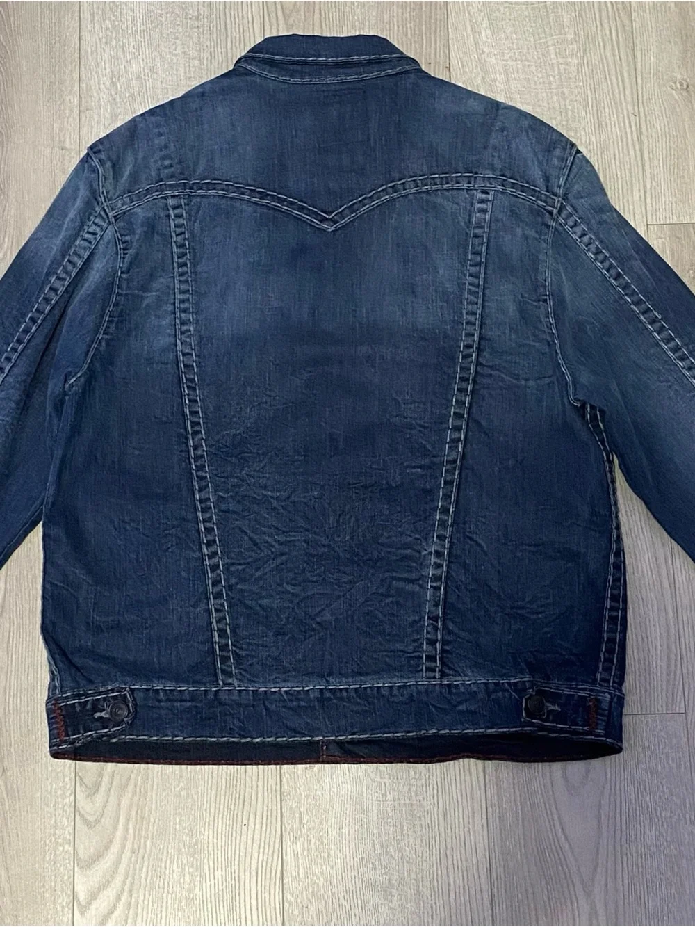 Dark Blue Denim Jean jacket true religion